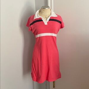 Nike Women's Pink Polo Dress Size Small